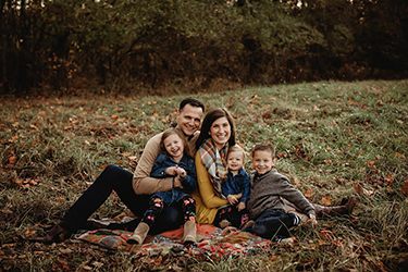 Pediatric dentist in Louisville KY. - Dr. Jenna Schulten and her family