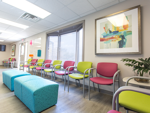 Pediatric Dentist Dr. Jenna Schulten in Louisville, KY. wall graphic